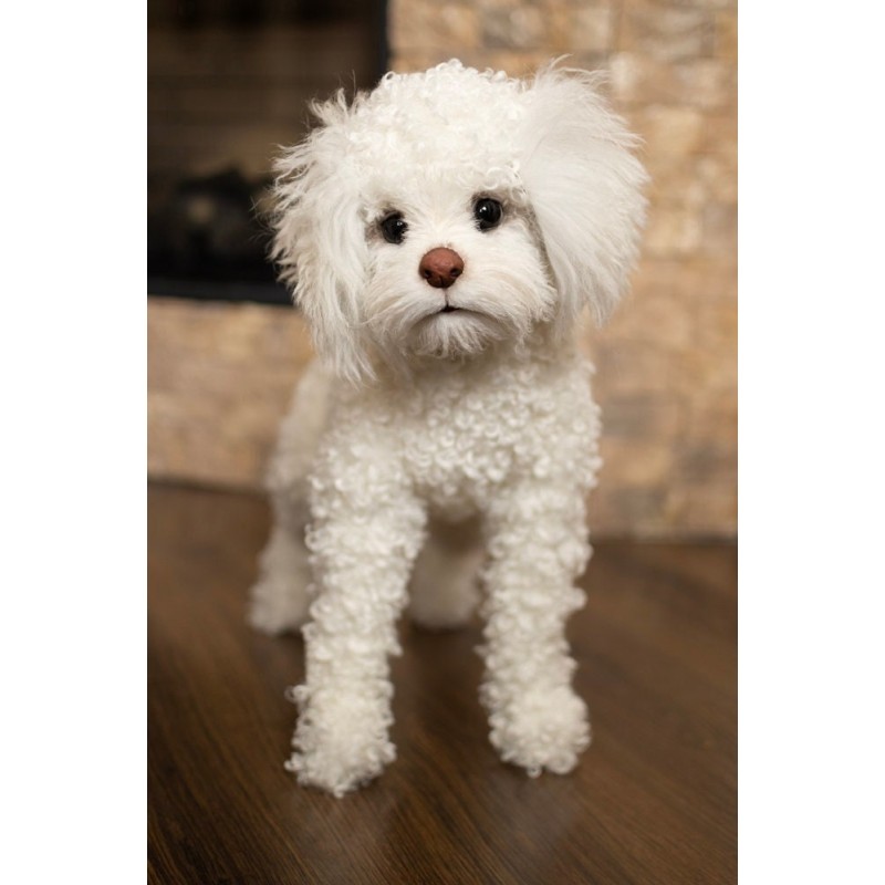 replica of a poodle puppy