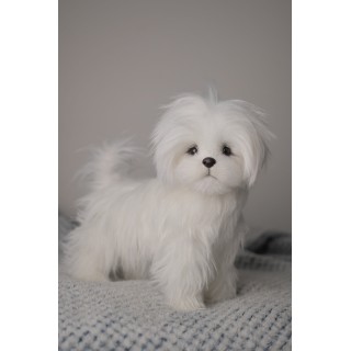 Bichon Maltez Lili realistic toy